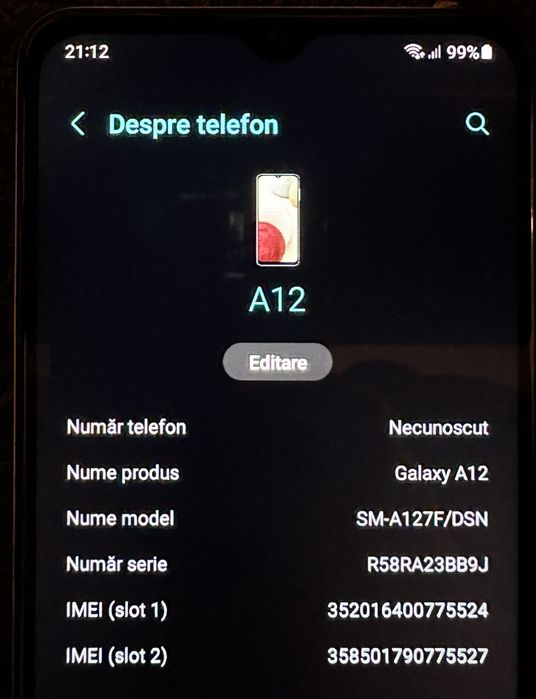 Samsung Galaxy A12 128 Gb Dual Sim Alb