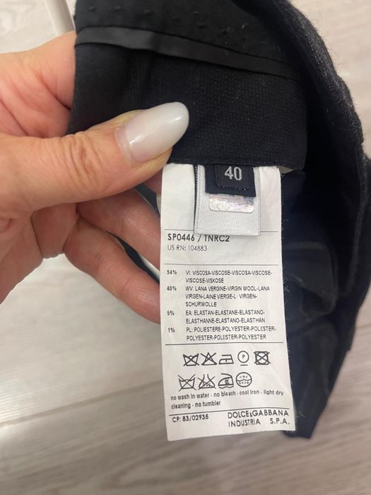 Pantaloni scurti din stofa D&G