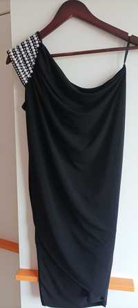 Черна официална рокля р-р L