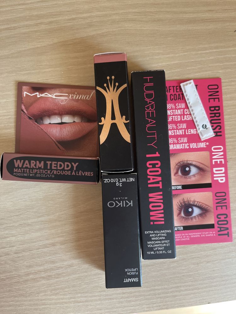 Чисто-нова козметика Huda, Mac, Kiko milano, Abh,