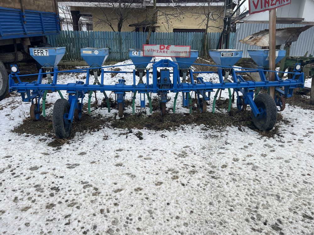 Fiat 450 DT 4x4 , plug 4 cormane si prasitoare romaneasca