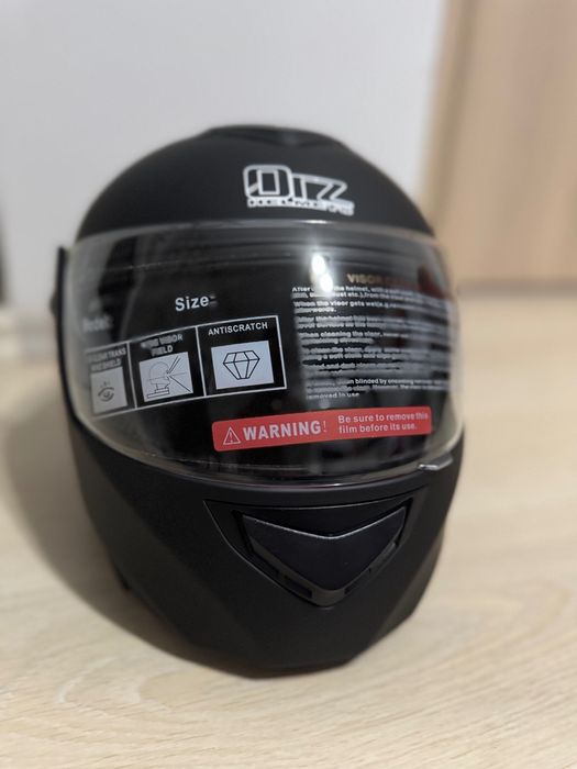 Casca flip-up moto cu ochelari și viziera S M L XL