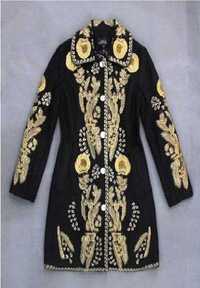 Пальто весна-осень с вышивкой, на 42-44 размер – 35,000 тенге