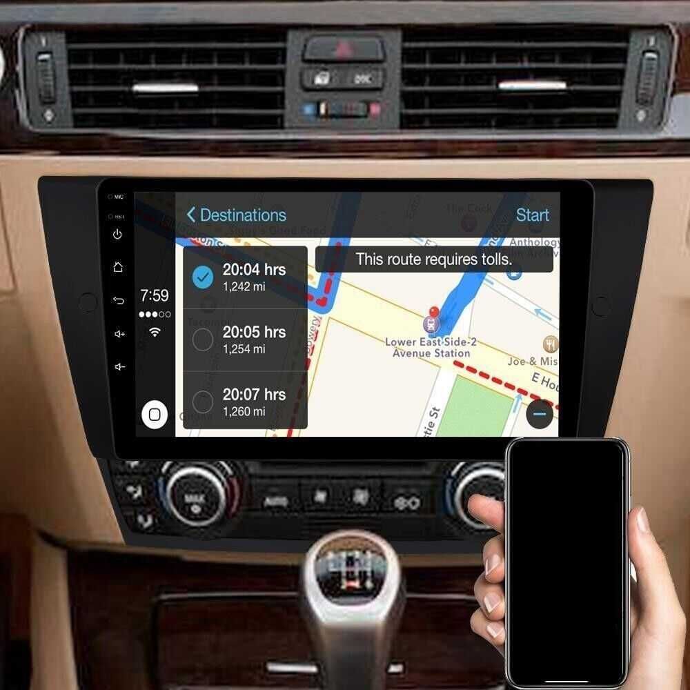 Мултимедия Двоен дин за BMW E90 E91 E92 Навигация Android плеър BMW