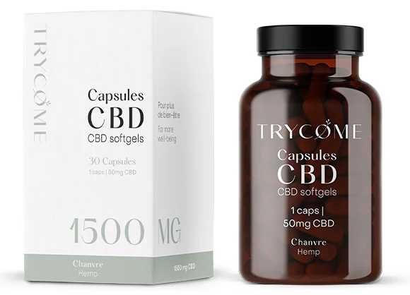 CBD Капсули TRYCOME - 1500MG