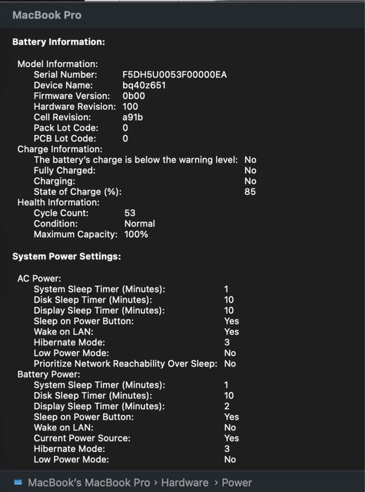 Macbook 16 pro M3 36 gb ram