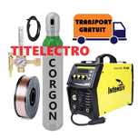 Aparat sudura MIG 190 + tub 8L PLIN corgon + reductor cu bila + sarma