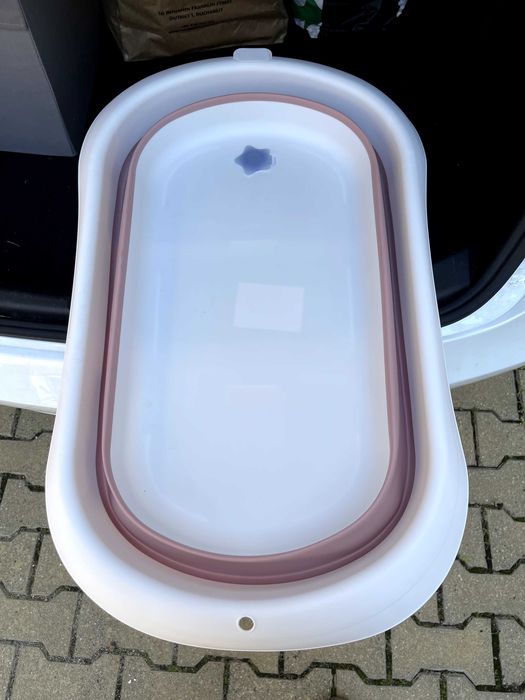 Cadita Pliabila pentru baie copii RicoKids cu senzor de temperatura