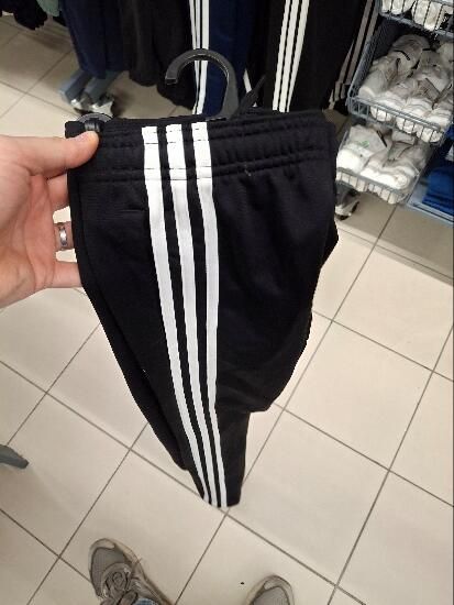 Trening Tiberio Adidas Negru-Alb Copii - produs resigilat Decathlon