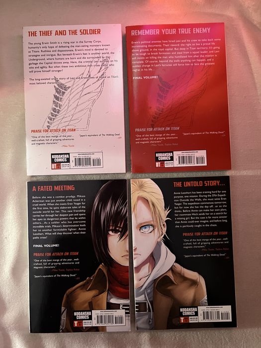 Attack On Titan no regrets; lost girls