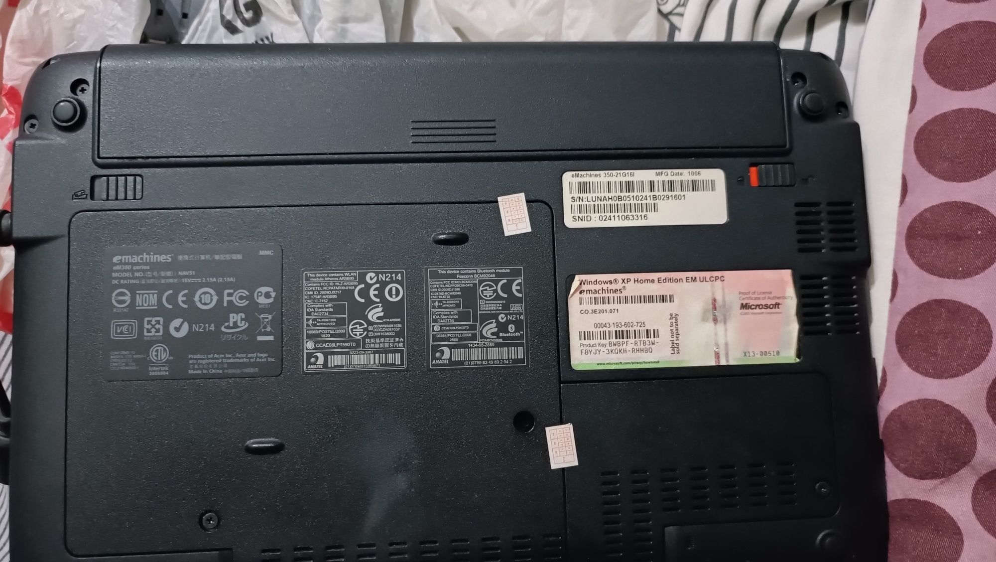 Notebook eMachines