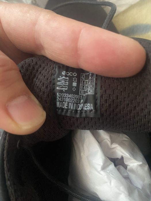 ECCO мъжки обувки 42 от естествена кожа