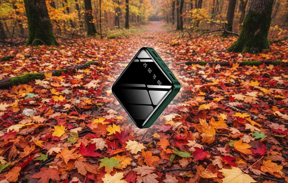 Преносима външна батерия с четири кабела (20 000 mAh) - ЛИКВИДАЦИЯ