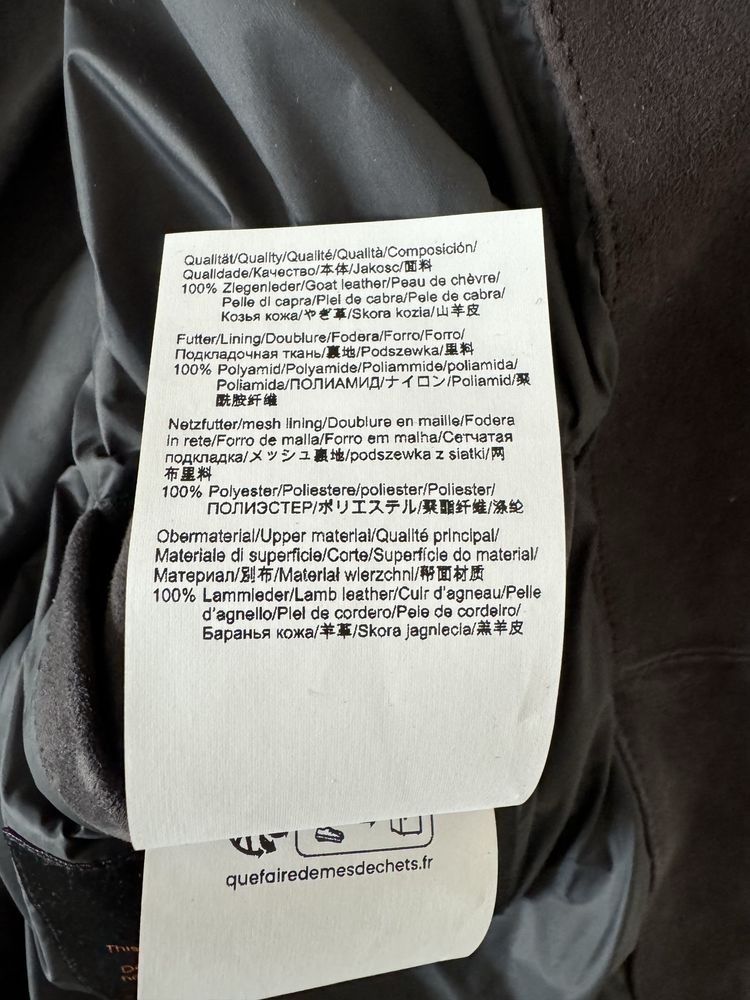 Geaca Boss din piele de capră