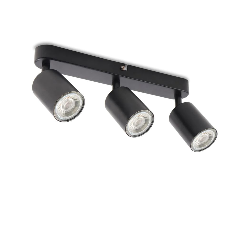 Led таванна лампа черна спот
