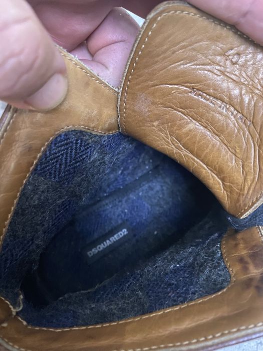 Ghete Dsquared piele