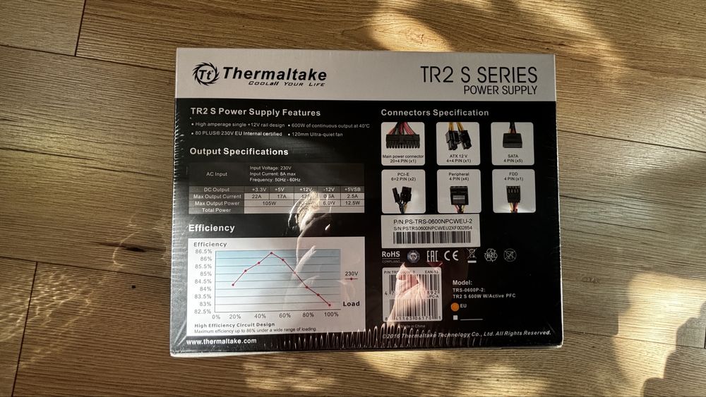 Sursa thermaltake TR2 S 600W noua