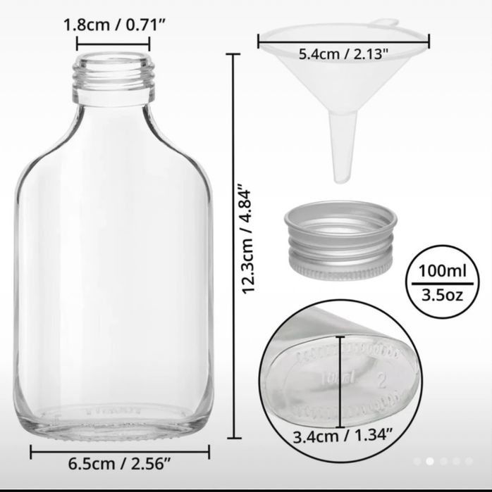 Set 50 de sticle 100 ml
