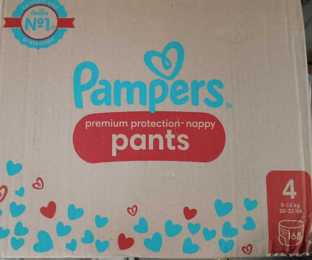 Pampers Active fit (premium protection) и Harmonie (pure) 4/5/6