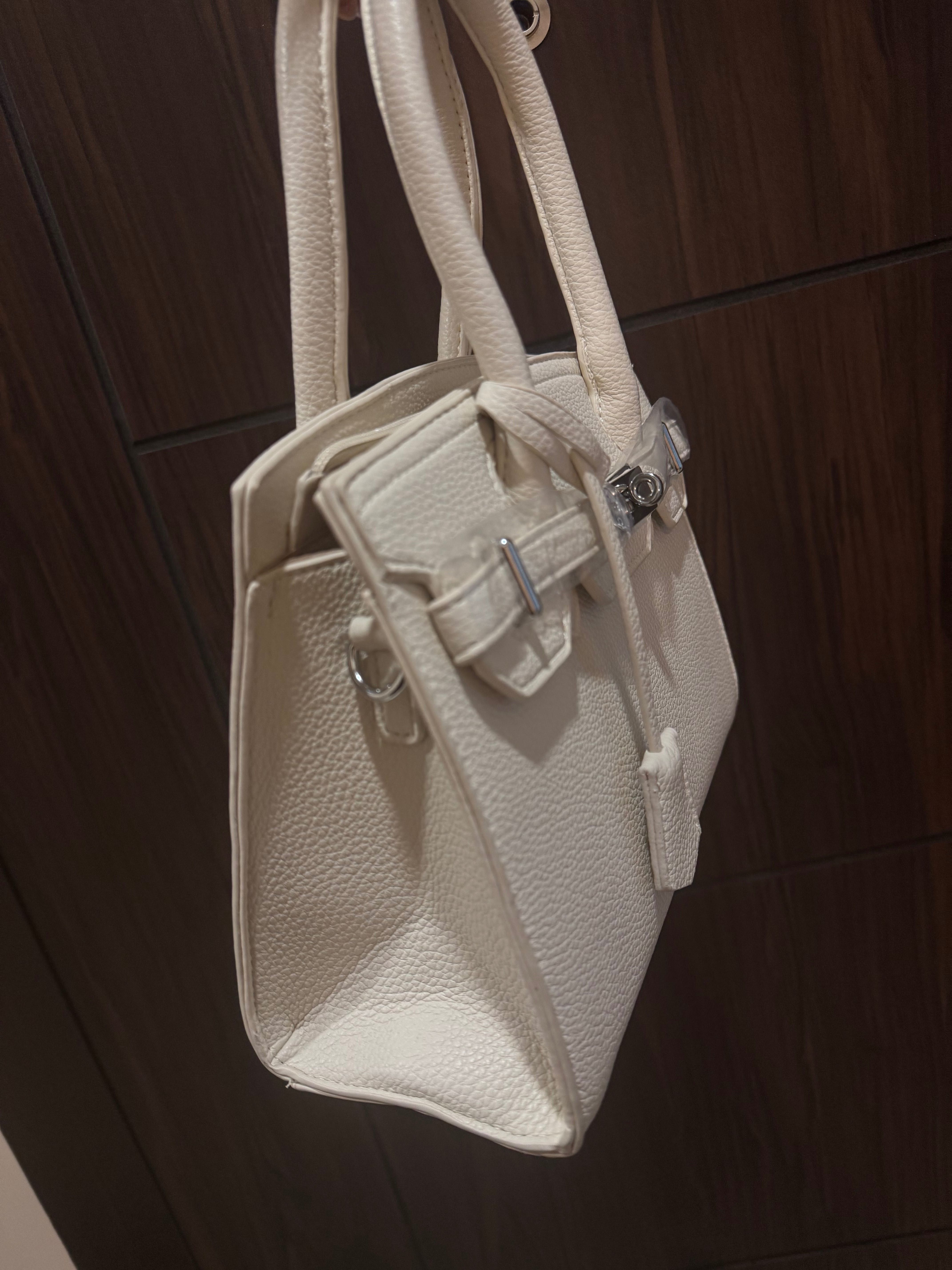 Бяла чанта ХИТ Hermes