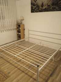 Рамка за легло 200х200 см., бяла, метал.