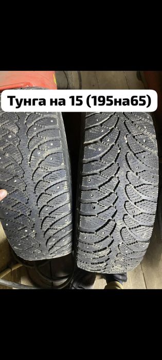 2 резины на 15 195на65 тунга