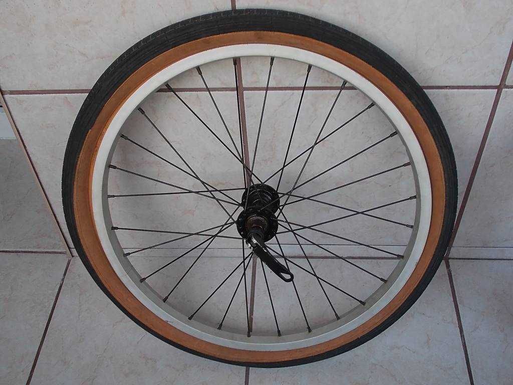 Roata fata bicicleta 20 inch MTB,janta aluminiu si anvelopa