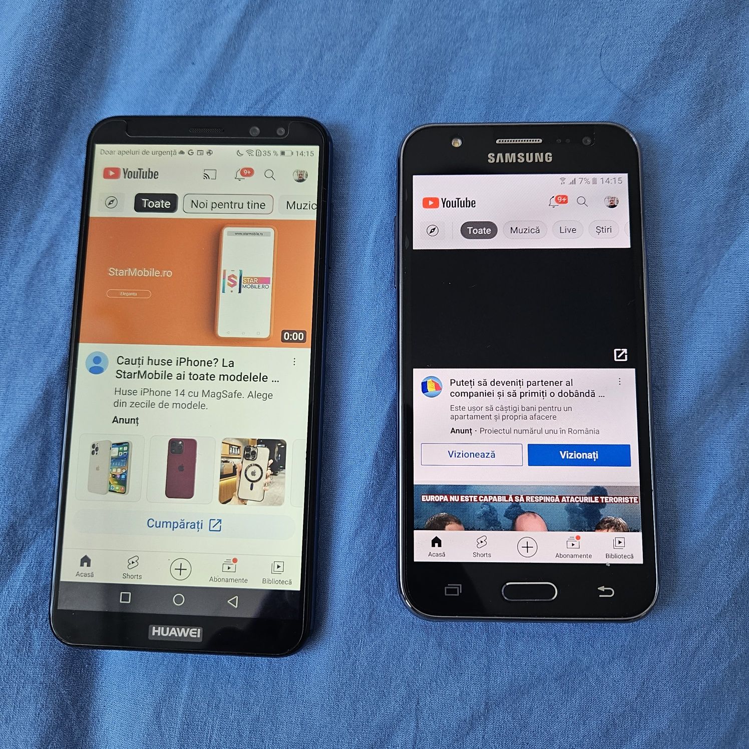 Vând /Schimb două telefoane Huawei Mate 10 Lite și Samsung J5