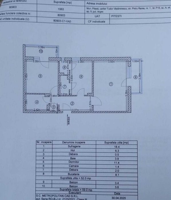 Pitesti Tudor Vladimirescu  2 decomandate 70000 euro