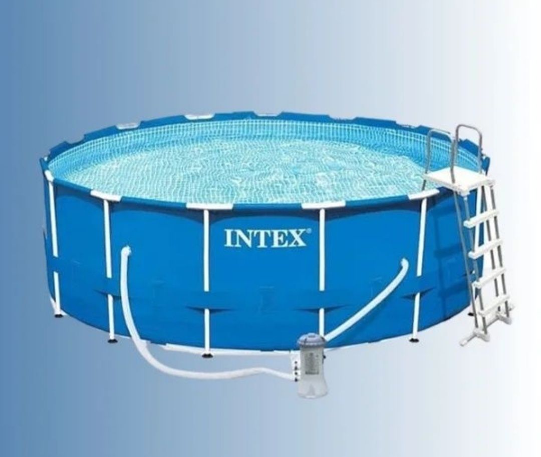 Бассейн INTEX диаметр 4,57м глубина 1.22