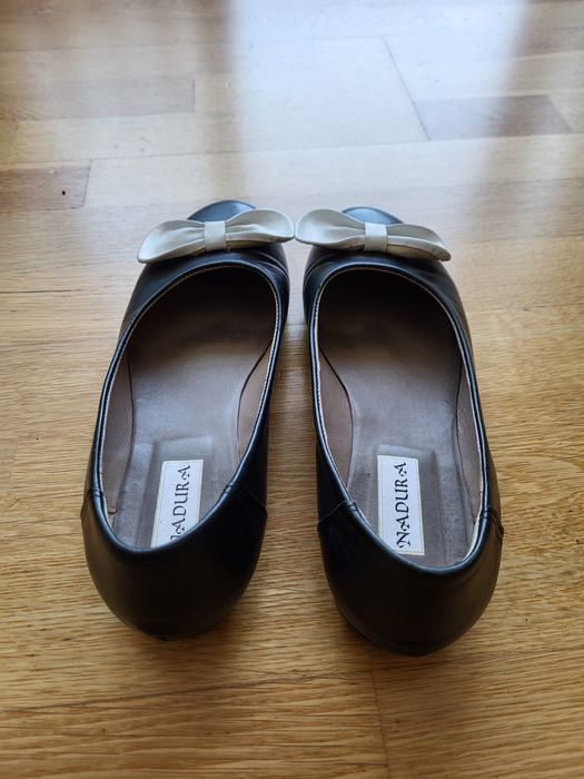 Balerini piele Nadura, marimea 38