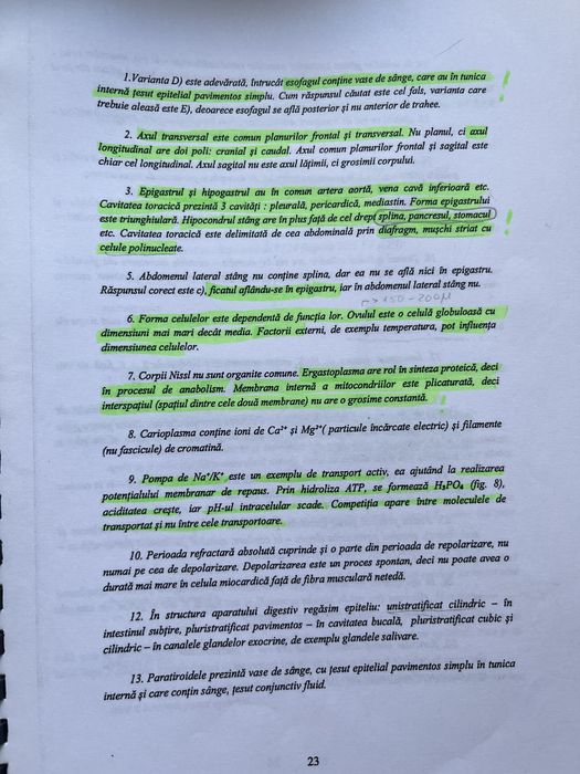 teste grila biologie 2019