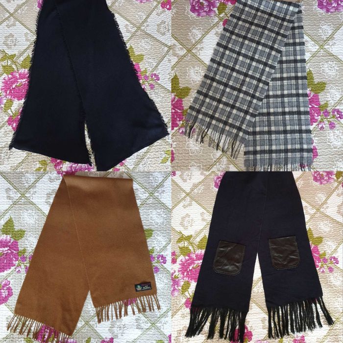 Fular casmir camel navy D. Schumacher Barisal