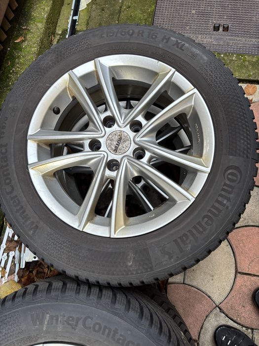 Vand jante+cauciucuri iarna 215/60 R16 DOT 3824