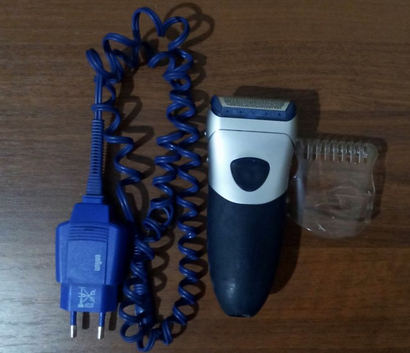 Электрическая бритва braun + абсолютно новая сетка и режущий блок
