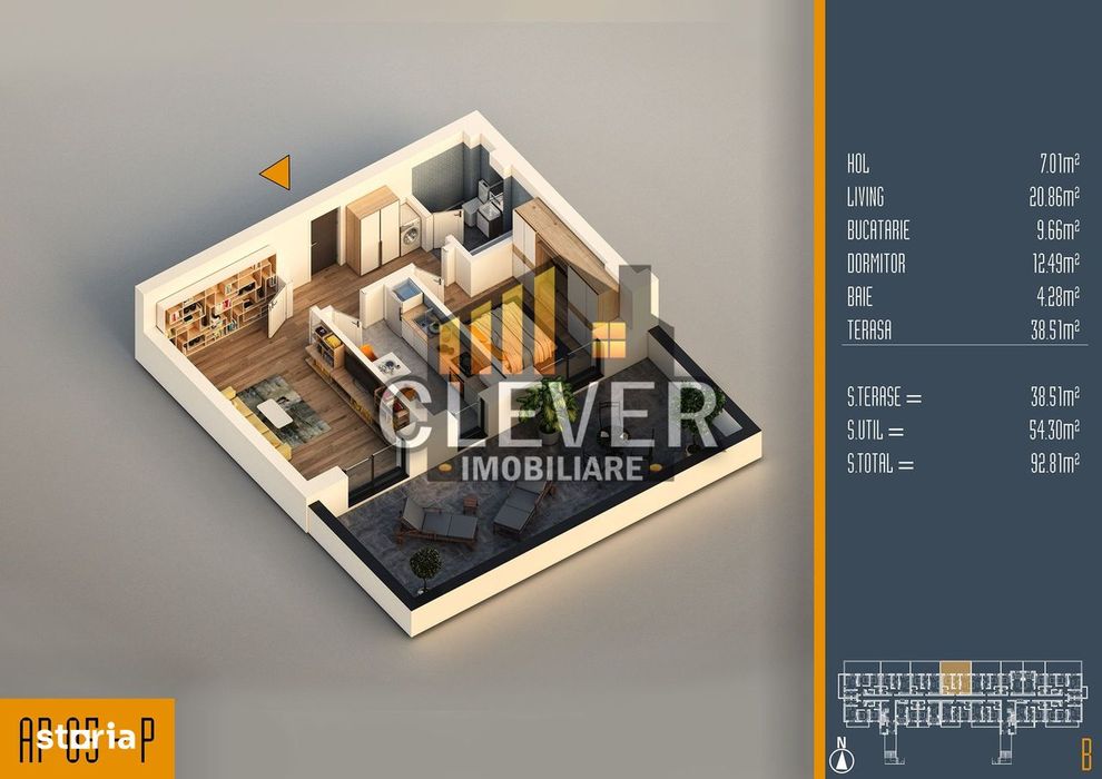 Apartament Superb 2 Camere cu Terasa Generoasa Titan Pallady