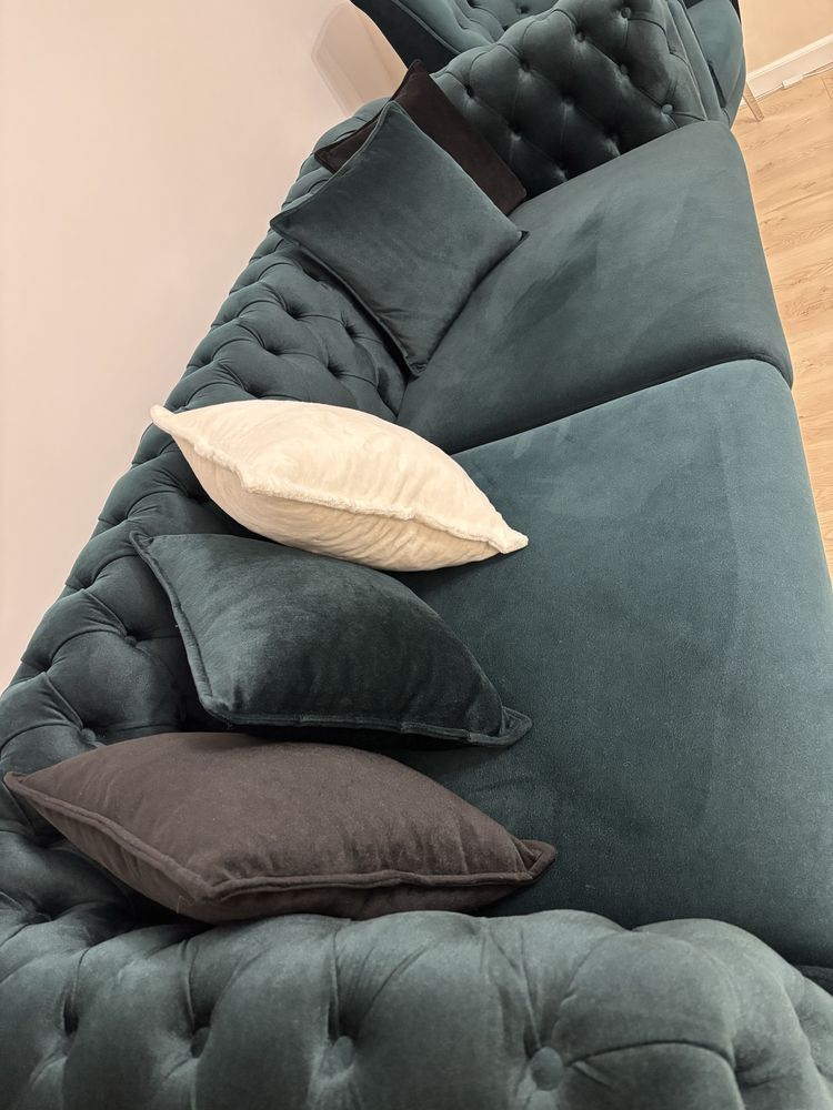 Vand set de canapea si fotoliu,cu perne incluse