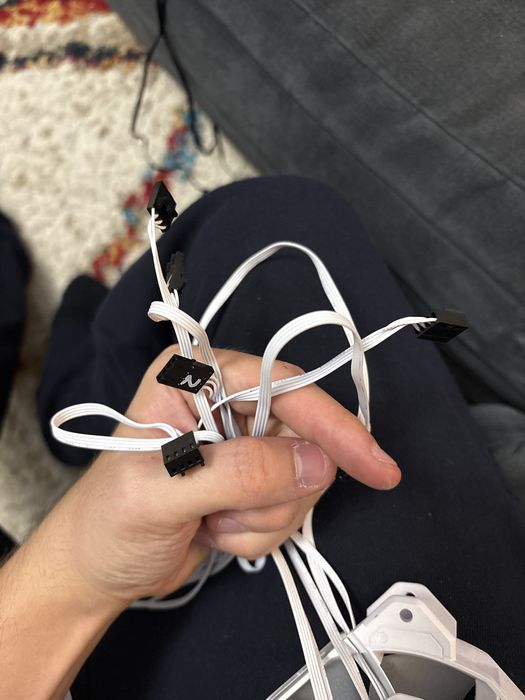 Kit 3 ventilatoare Corsair LL120 White + cadou 1x RS120