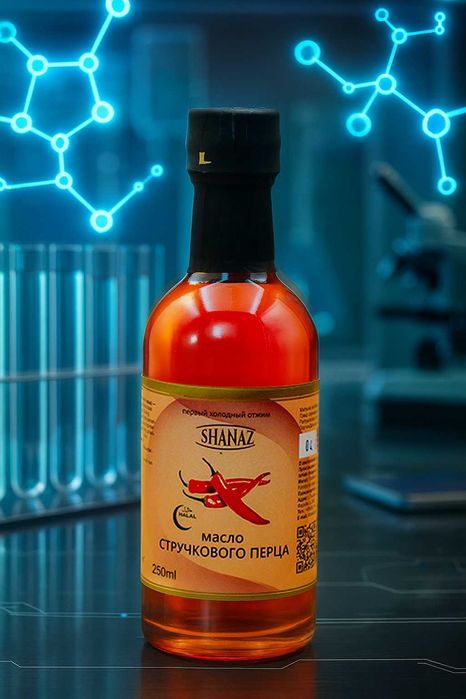 Масло стручка перца 250мл  (Қизил қалампир мойи) НОВИНКА!!!