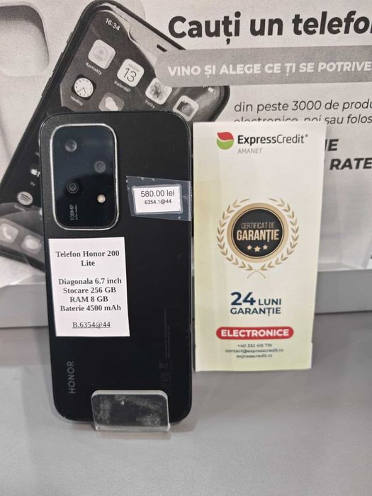 (Ag44 B6354) Honor 200 Lite 5G - Garantie 2 ani!