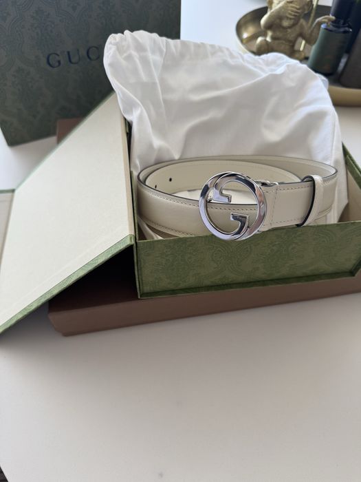 Бял Колан Gucci размер 80см
