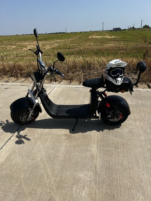 Scuter electric 1500W – 60 km/h+ Cască Cross SMK