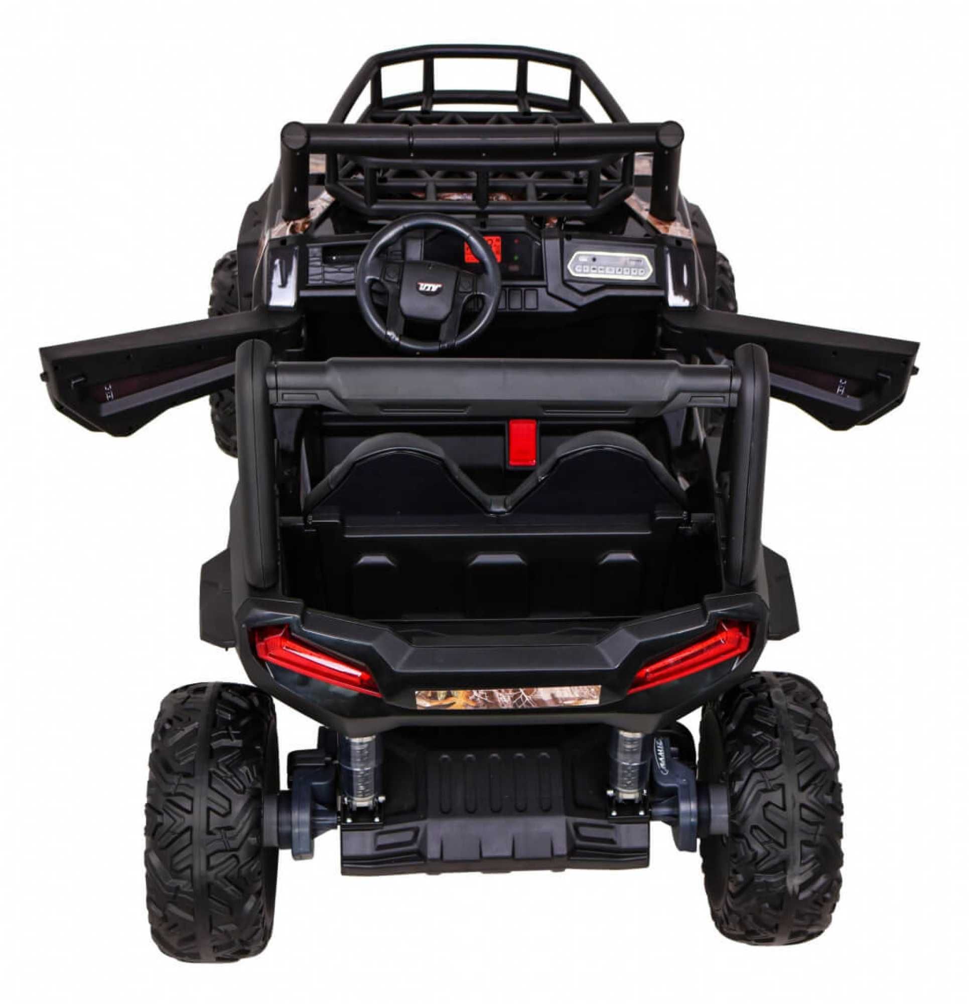 UTV electric copii 3-8 ani Muster JS360 2 loc, 400W 24V, Roti Moi Camo