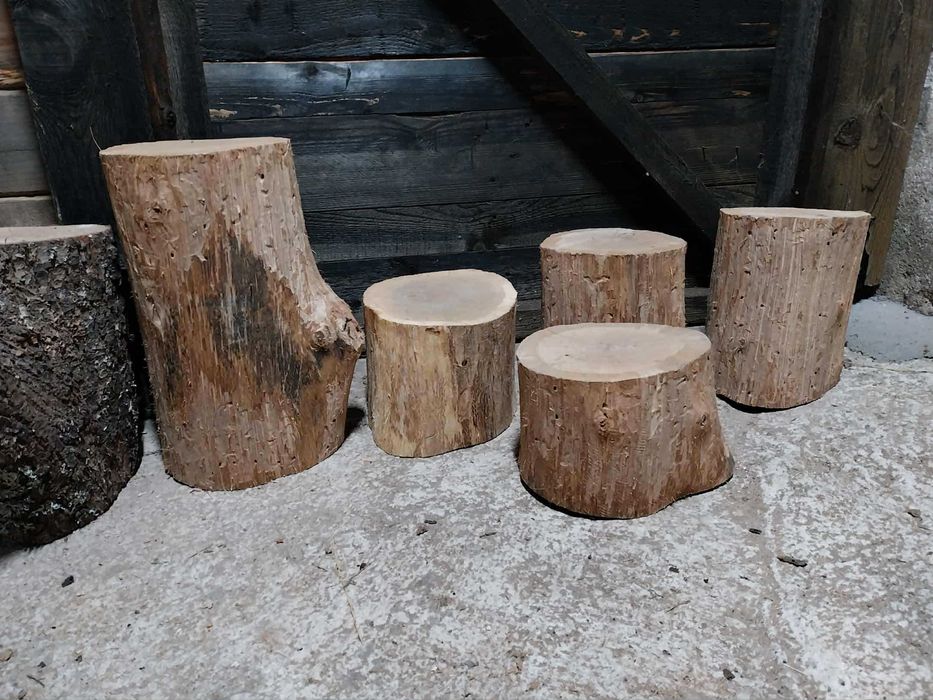 Дъбови трупчета за разсичане на кокали и месо