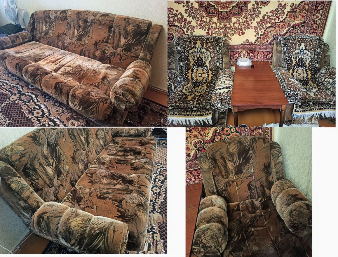 Продам диван и 2 кресла