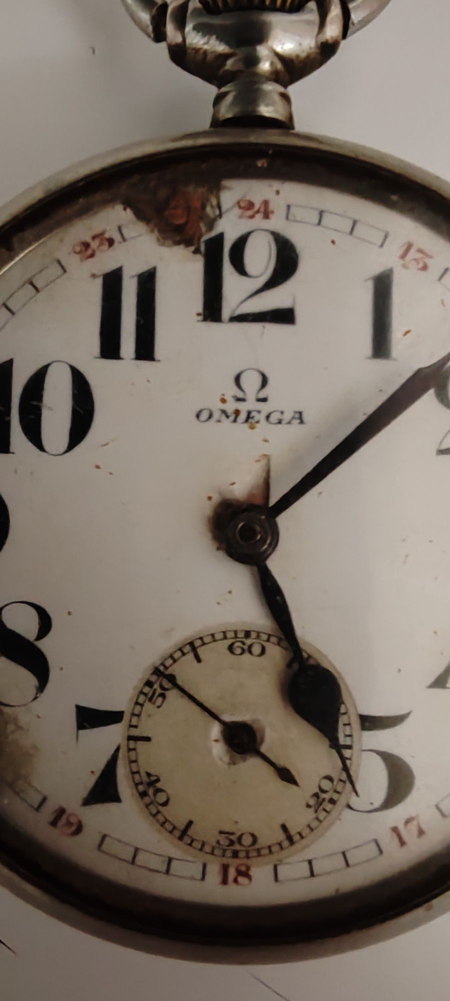 Omega ceas de buzunar foarte vechi