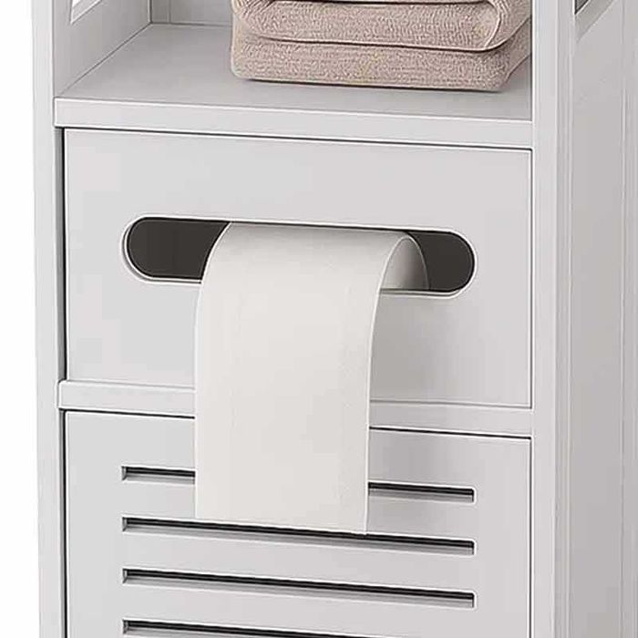 Шкаф за баня с поставка за тоалетна хартия, Ruhhy, WPC декинг материал