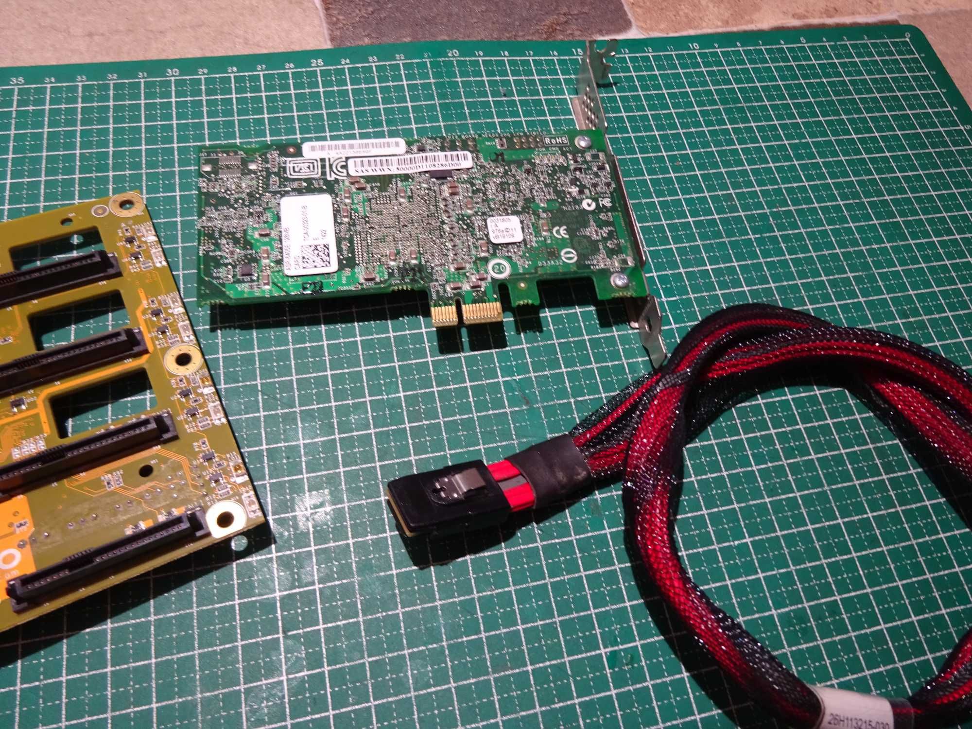 Adaptor pc sas/sata/raid /128mb ADAPTEC ASR-6405E +chenbro sas