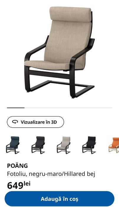 Fotoliu Ikea Poang
