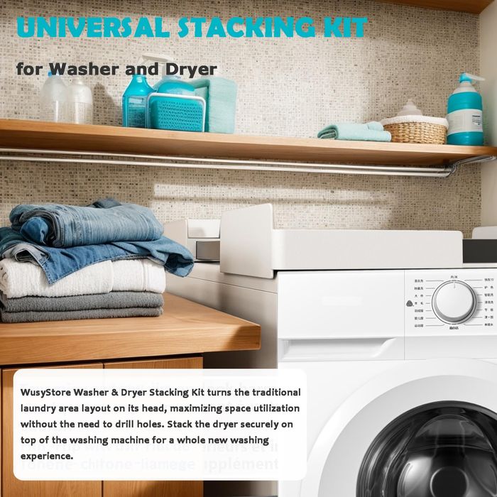 Kit universal de stivuire pentru mașini de spălat și uscătoare de rufe